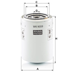 Kuro filtras WK9059