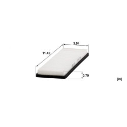 Salono filtras CU2910