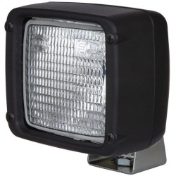 Halogeninis darbo žibintas, kvadratinis, 12/24V, baltas, 112x97x126,5 mm, AMP/plieninis kontaktas, „Ultrabeam“ iš Hella 1GA00750
