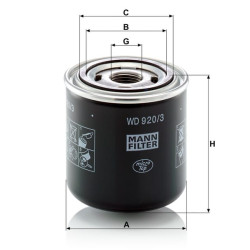 Hidraulinis filtras WD9203