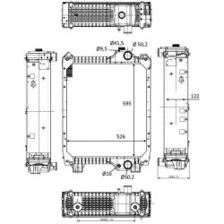Case - IH Puma 115 87737098N Radiatorius