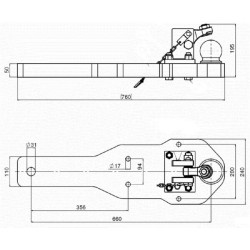 Case - IH Puma 155 009605941SET2A02 Atraminė plokštė K80