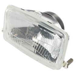 Case - IH Quantum 75V 0509580000 Priekinių žibintų įdėklas Halogeninis, stačiakampis, skaidrus, 165x96,3 mm, Cobo