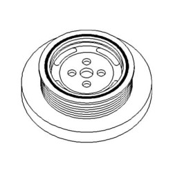 Case - IH 9130 AV100487 Alkūninio veleno skriemulys