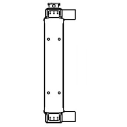 John Deere 5403 RE212667N radiatorius