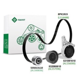 John Deere 6215 529402210 FEAD komplektas