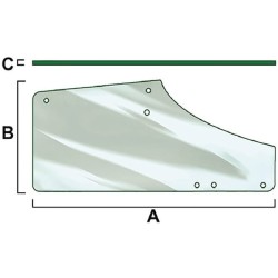 John Deere SE6120 VPM7369 Durų stiklas RH