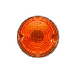 John Deere Įvairūs modeliai 2BA001259611 Indikacinė lemputė 18W, apvali, 12V, gintarinė, užsukama, Ø 80mm, Hella