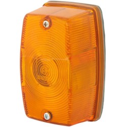John Deere Įvairūs modeliai 2BA002324001 Indikacinė lemputė 21W, stačiakampis, 12/24V, gintaras, užsukamas, 114x50x70mm, Hella