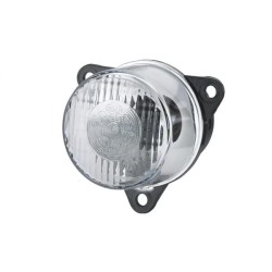 John Deere Įvairūs modeliai 2BA008221001 Indikacinė lemputė 21W, apvali, 12/24V, gintarinė/skaidri, užsukama, Ø 55mm, Hella