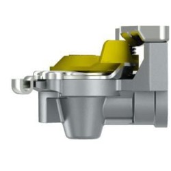 John Deere 6135R CommandPro 4522002120 Movos galvutė automatinė M22x1,5 geltona