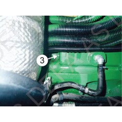 John Deere 6155R mažo ir vidutinio rėmo 412231APU variklio šildytuvas 550 W