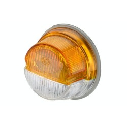 John Deere 2130 2BE001259061 Krypties ir padėties apšvietimas 18/3W, apvalus, 12V, gintaro spalvos/skaidrus, Ø 78mm, Hella