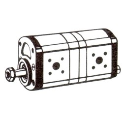 Case - IH 1255 / 1255XL 0510555306 Hidraulinis siurblys 14+11 cc Bosch Rexroth