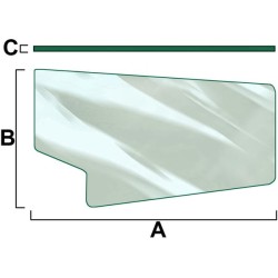 Case - IH 955 / 955XL VPM7174 Stiklas