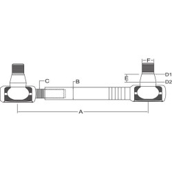 John Deere 2140 SHP174KR Vairo trauklė