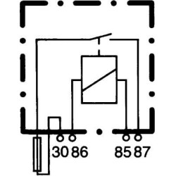 John Deere 2140 4RA003530001 Relė Hella
