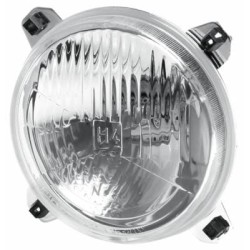 Case - IH 1056 / 1056XL 1A3005649007 Priekinis žibintas halogeninis, apvalus, 12V, skaidrus, Ø 144,5 mm, Hella