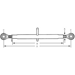 John Deere 1550 AL67290KR Toplink JD