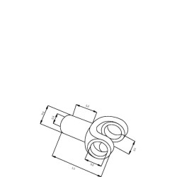 John Deere 3650 7029310442 Šakė ZF