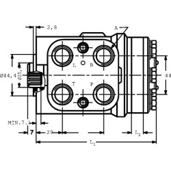 John Deere 3650 OSPC200CN1500176 Orbit vairo mechanizmas