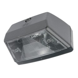 Case - IH 956 / 956XL 134006100 Valstybinio numerio apšvietimas 10W, stačiakampis, 12V, baltas, užsukamas, 100x57,5mm, Jokon