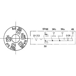 John Deere 3210 23110000 Šviesos jungiklis