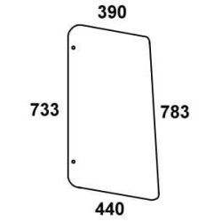 John Deere 3210 RT6005010162N Šoninis langas