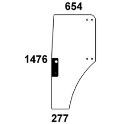 John Deere 5400 ER047314N Durų stiklas