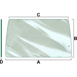 Case - IH 1694 VPM7178 Stiklas