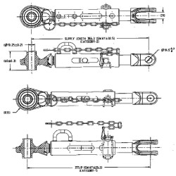 John Deere 5125R RE242457N stabilizatorius