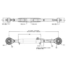 John Deere 5125R RE243923N Toplink 296 - M30 Cat 2