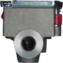 John Deere 5080R T710310 Automatinė sukabinimo galvutė M16x1,5 raudona