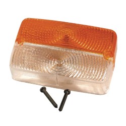 John Deere 5080RN 03104020 Šviesus objektyvas, skaidrus/gintarinis, stačiakampis priekis/LH/RH Cobo