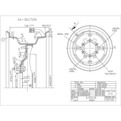 Case - IH 475 071110003 ratlankis 5,50 x 16