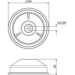 Case - IH 484 3144478R1N Kuro bako stiklas