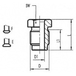 John Deere 6510 A6303 mova M12x1 / 5mm FTE
