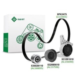 John Deere 6320L 529407810 FEAD komplektas