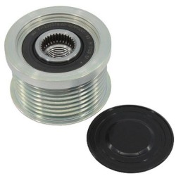 John Deere 6420L 535026110 kintamosios srovės generatoriaus skriemulys, laisvosios eigos sankaba 16 mm poslinkis