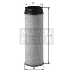 John Deere 6095MC CF450 Antrinis oro filtro elementas