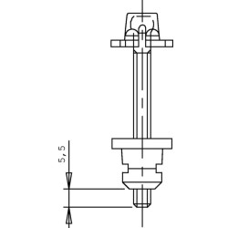 John Deere 7610 05400300 Tvirtinimo varžtas Short Cobo