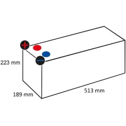 John Deere 7220 654011115A742 Baterija 12V 154Ah 1150A Promotive Heavy Duty VARTA