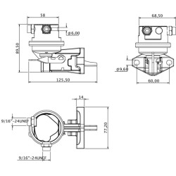 John Deere 7330PR 6068HRW82 RE66153KR kuro siurblys