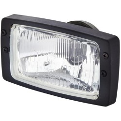 Case - IH C42 1AB006213001 Halogeninis žibintas, stačiakampis, 12V, skaidrus, prisukamas, 182x94x102mm AMP kištukas, Hella