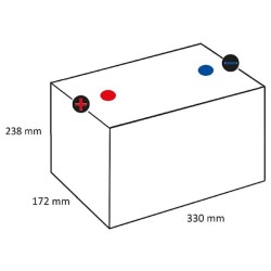 John Deere 8410 605102080A742 Baterija 12V 105Ah 800A Promotive Heavy Duty VARTA