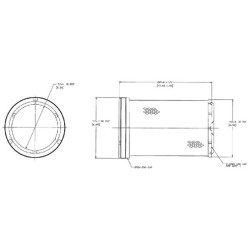 John Deere 8120T P603757 Oro filtras vidinis Donaldson