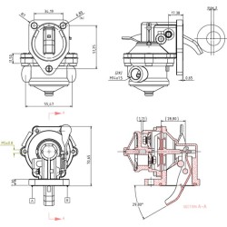 Case - IH C64 4157603KR Kuro siurblys KHD