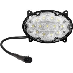 John Deere 9620T LA10600 Darbinis šviesos diodas, 39W, 3500lm, ovalus, 10/30V, 138x93x69mm, platus potvynis, 13 LED, Kramp