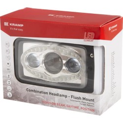 Case - IH CS48 LA10422 priekinių žibintų LED, 24/22W, Kramp
