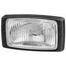 Case - IH CS63 1AB006213001 Halogeninis žibintas, stačiakampis, 12V, skaidrus, prisukamas, 182x94x102mm AMP kištukas, Hella